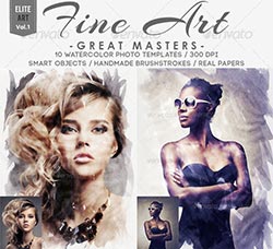 大师级艺术作品模板：Fine Art - Great Masters Vol.1